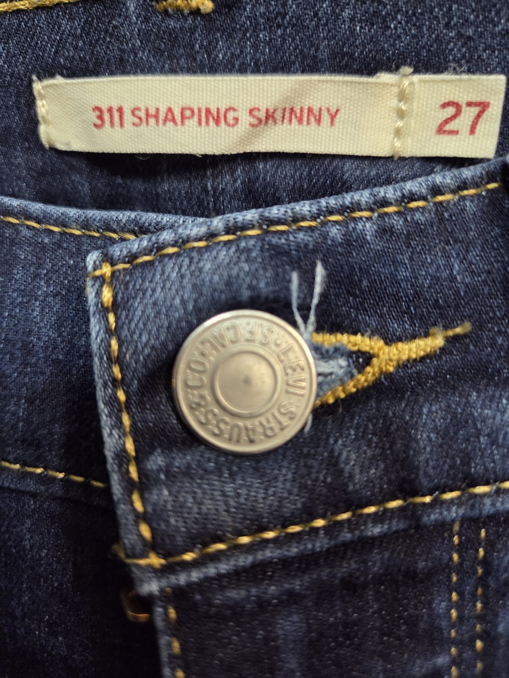 Levi's 311 Shaping Skinny Dark Blue Jeans